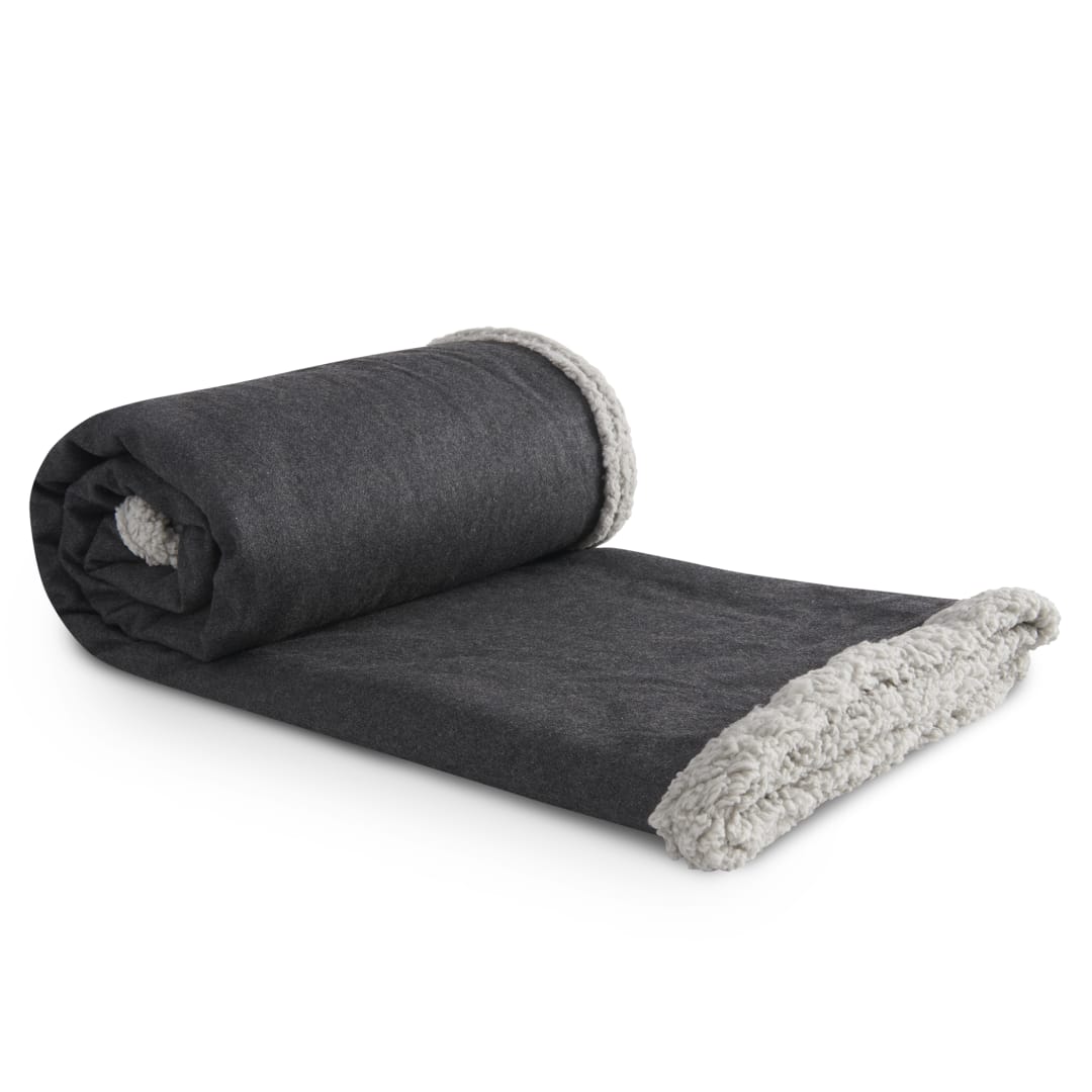 Field & Co. Field &amp; Co.&#174; Oversized Wool Sherpa Blanket - 1080-67 Gray