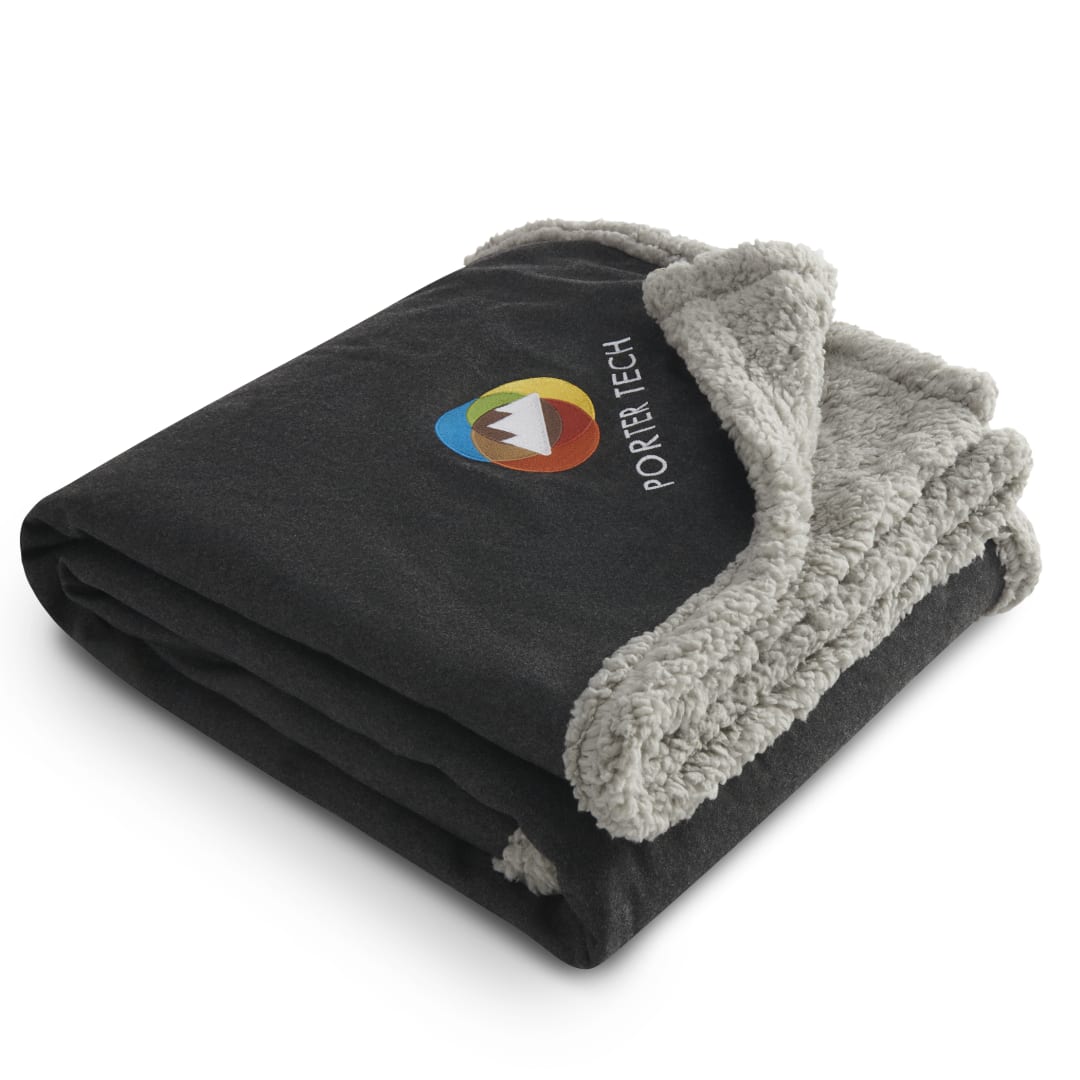 Field & Co. Field &amp; Co.&#174; Oversized Wool Sherpa Blanket - 1080-67 Gray