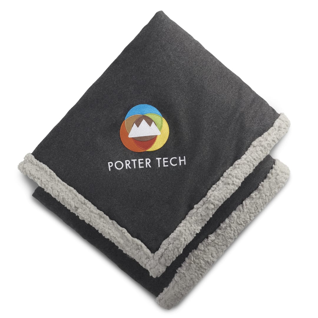 Field & Co. Field &amp; Co.&#174; Oversized Wool Sherpa Blanket - 1080-67 Gray