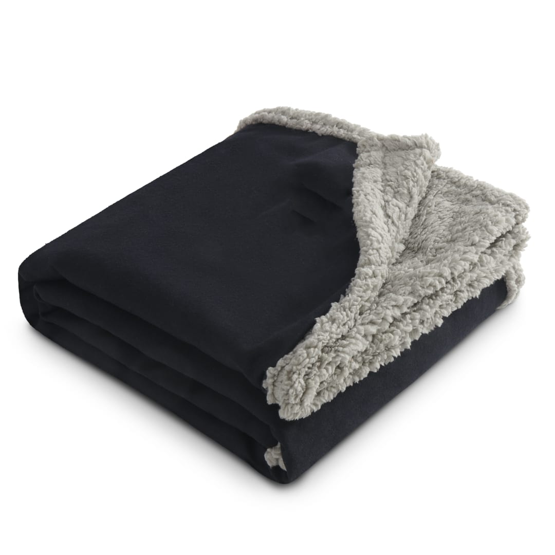 Field & Co. Field &amp; Co.&#174; Oversized Wool Sherpa Blanket - 1080-67 Blue