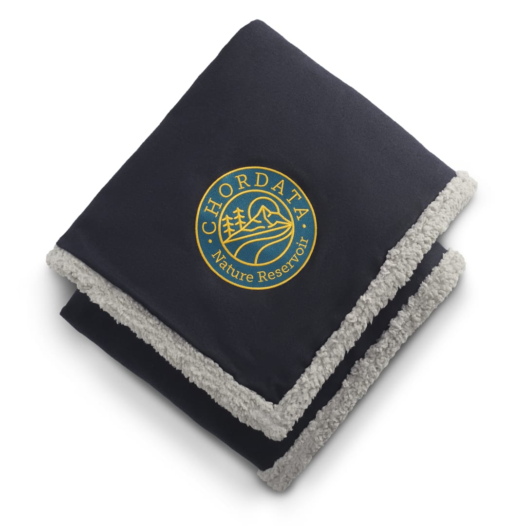 Field & Co. Field &amp; Co.&#174; Oversized Wool Sherpa Blanket - 1080-67 Blue