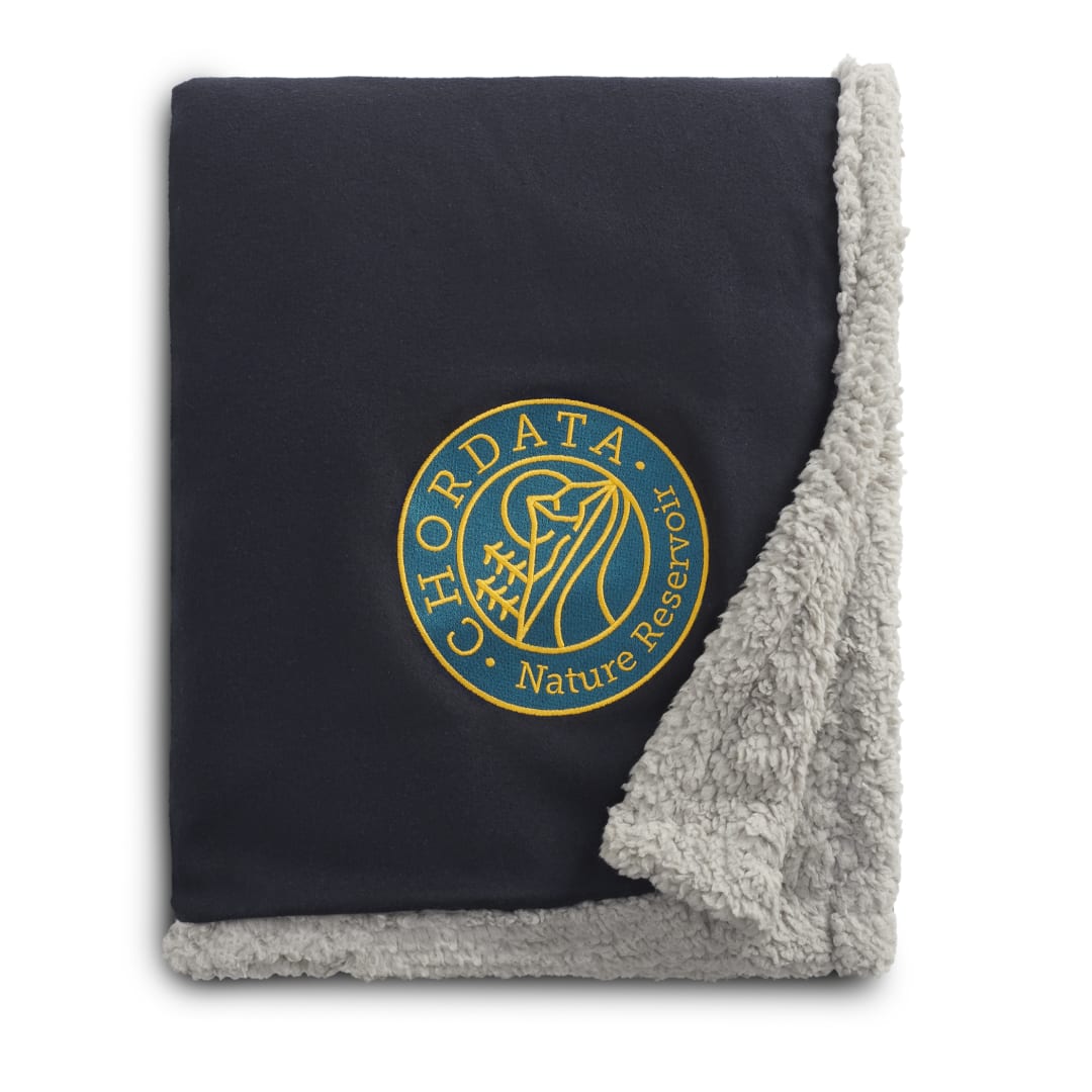 Field & Co. Field &amp; Co.&#174; Oversized Wool Sherpa Blanket - 1080-67 Blue