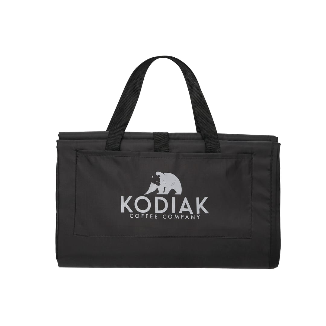 Buffalo Plaid Fleece Picnic Blanket - 1081-02 Red