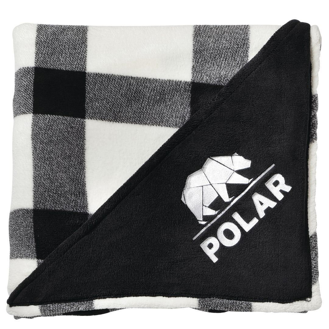 Buffalo Plaid Ultra Plush Throw Blanket - 1081-06 White
