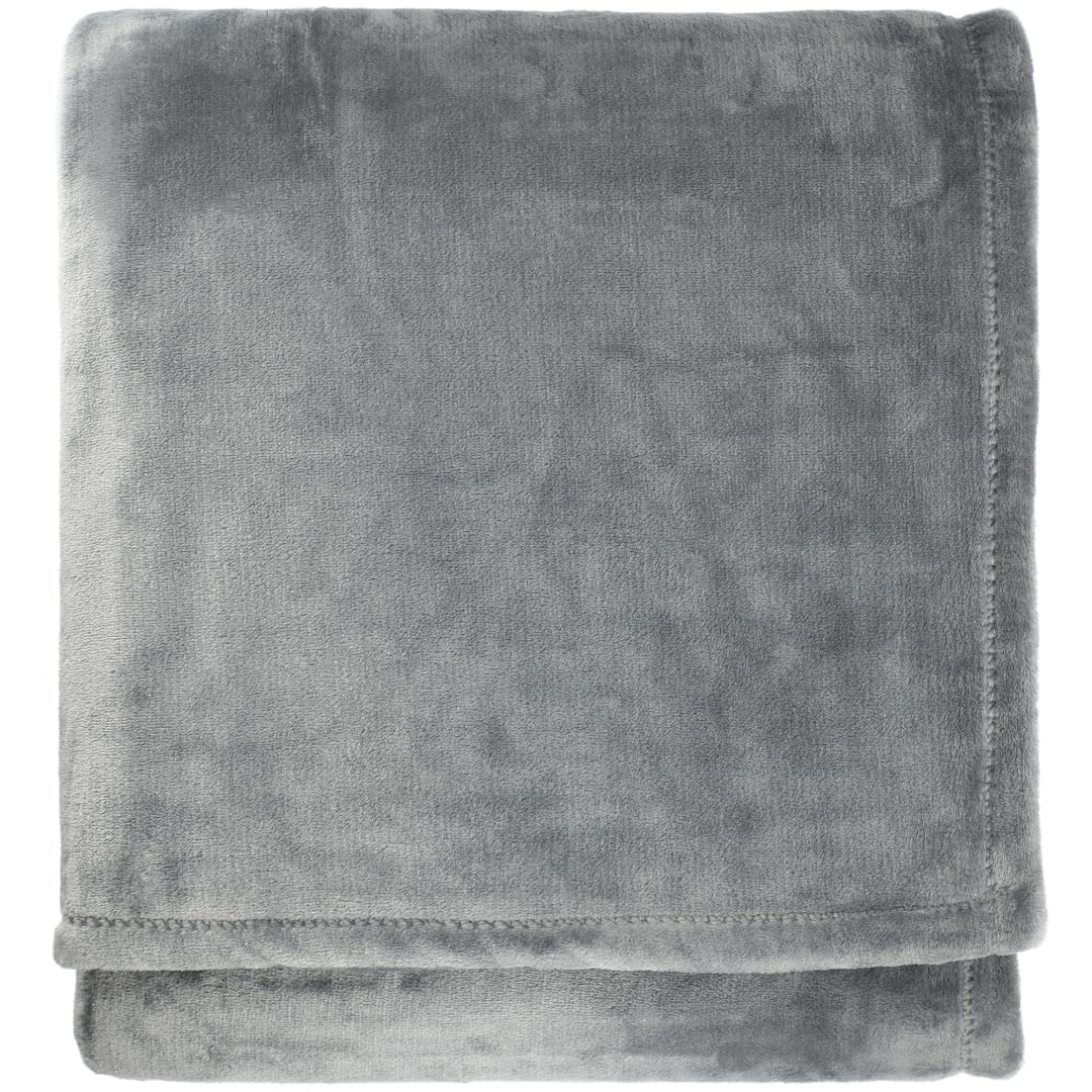 Oversized Ultra Plush Throw Blanket - 1081-08 Gray