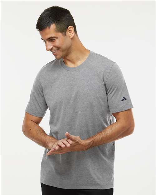 Adidas Men's Blended T-Shirt - A556 Medium Grey Heather