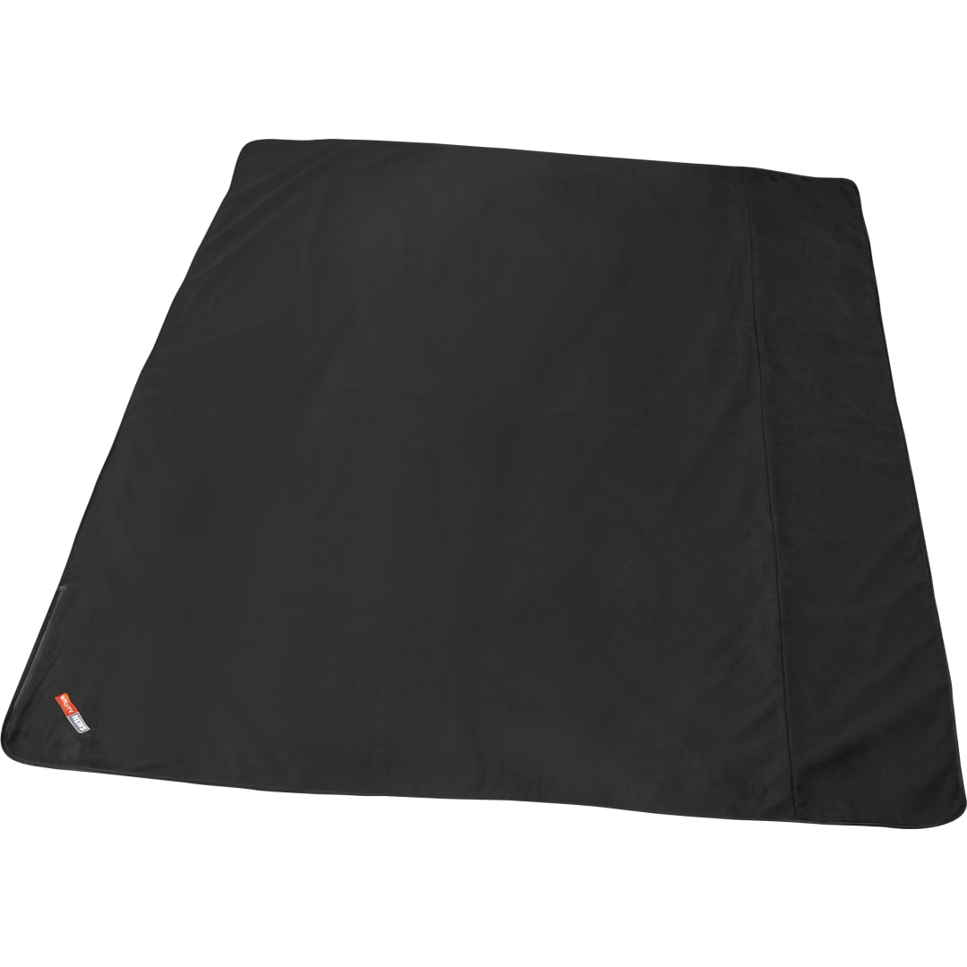 Oversized Waterproof Outdoor Blanket with Pouch - 1081-39 Black