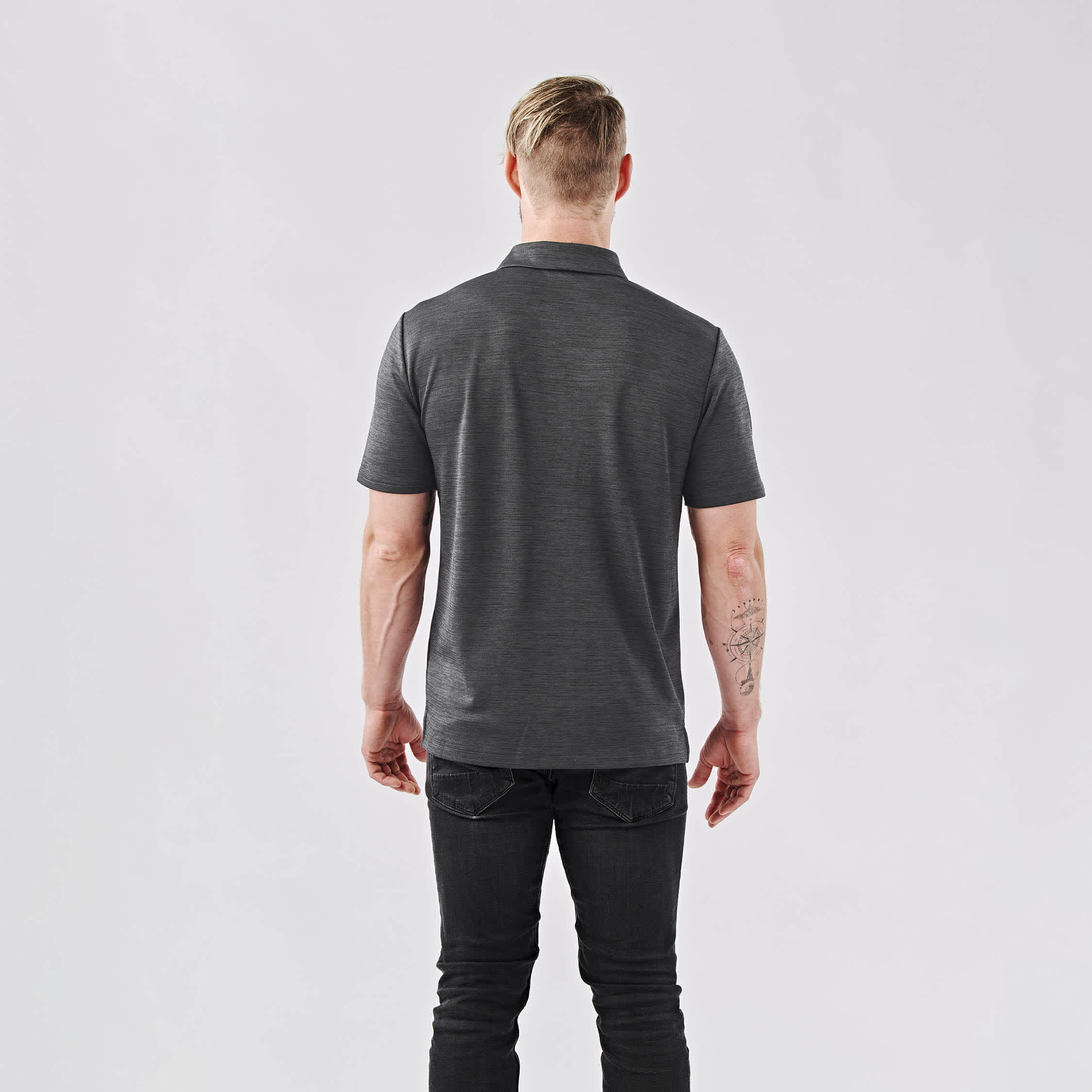 Stormtech Stormtech Men's Torrente S/S Polo - STW-1 CHARCOAL MIX