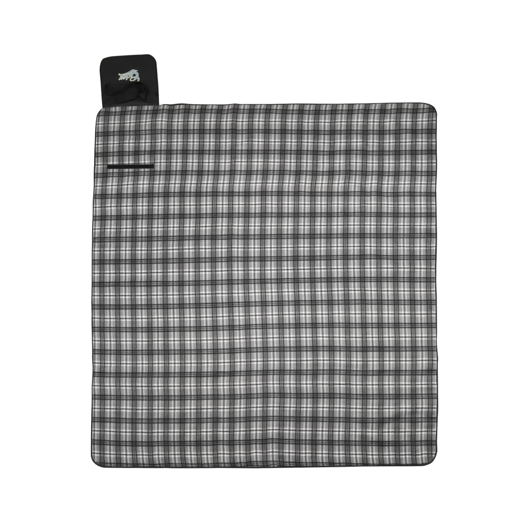 Extra Large Plaid Picnic Blanket - 1081-41 Black
