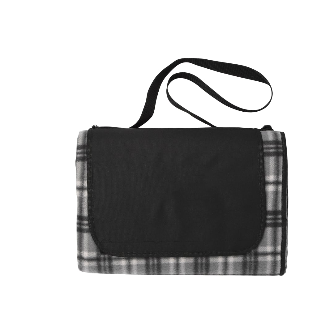 Extra Large Plaid Picnic Blanket - 1081-41 Black