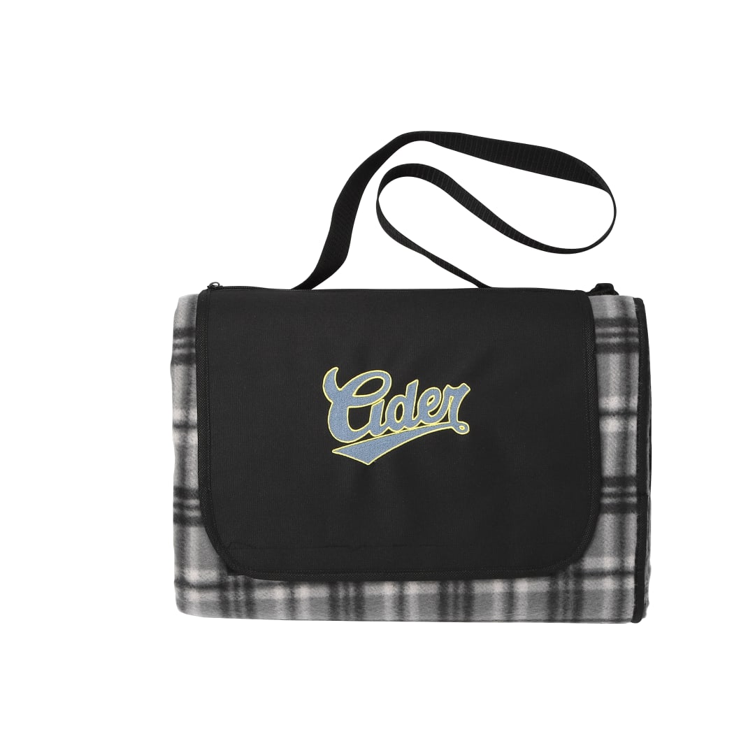 Extra Large Plaid Picnic Blanket - 1081-41 Black