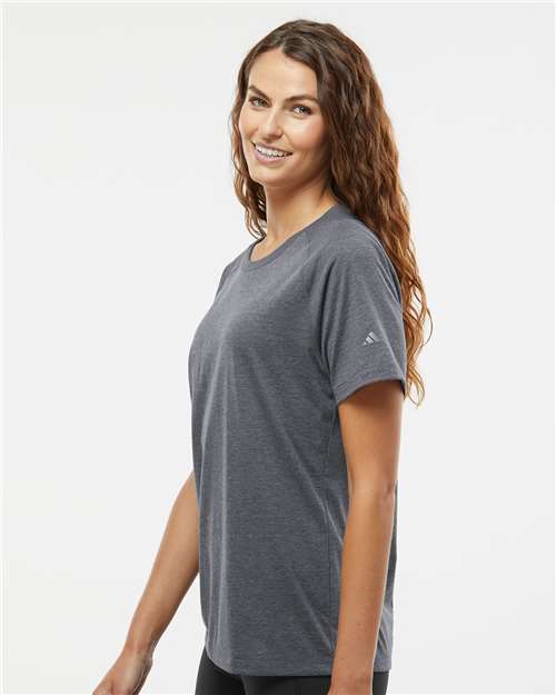 Adidas Women's Blended T-Shirt - A557 Dark Grey Heather