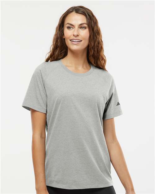 Adidas Women's Blended T-Shirt - A557 Medium Grey Heather