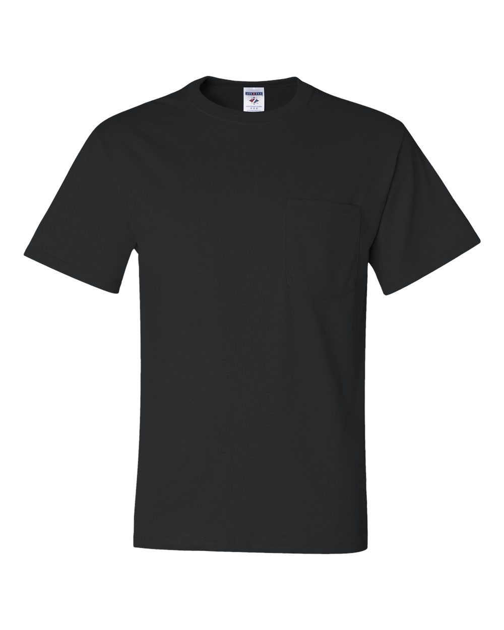 JERZEES Unisex Dri-Power® 50/50 Pocket T-Shirt - 29MPR Black