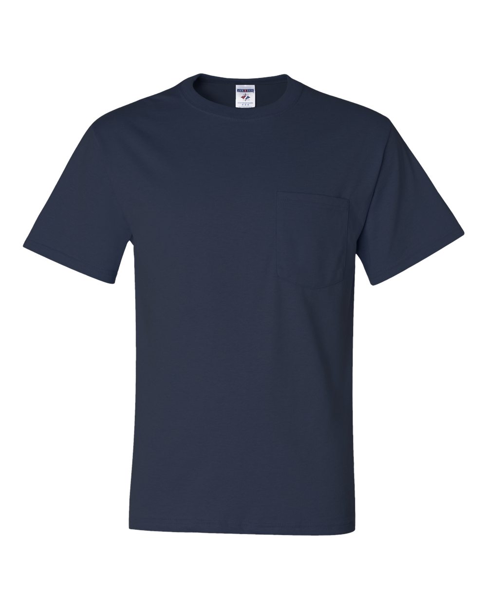 JERZEES Unisex Dri-Power® 50/50 Pocket T-Shirt - 29MPR J. Navy
