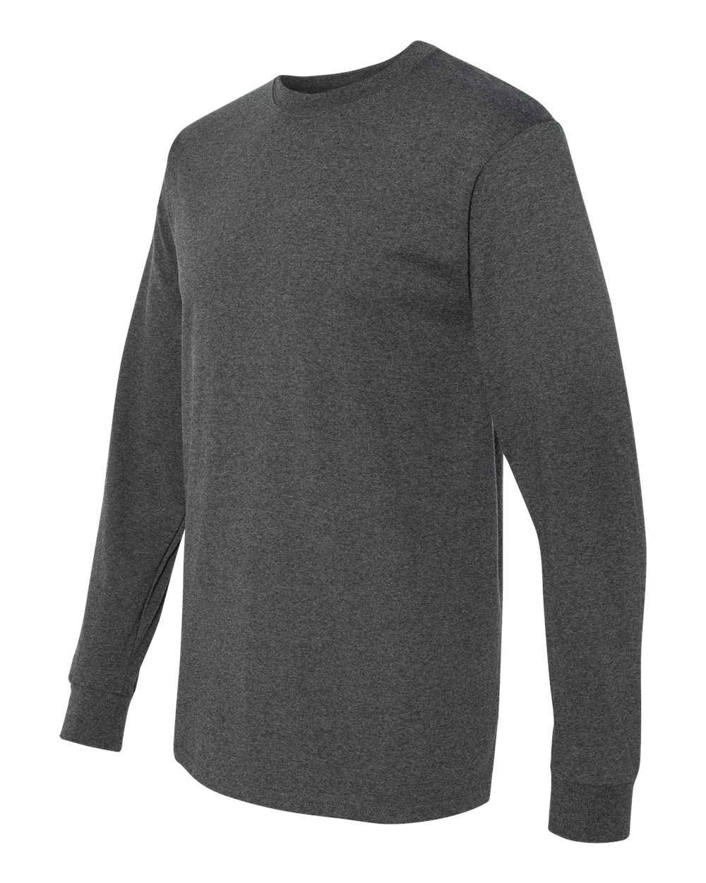 JERZEES Unisex Dri-Power® Long Sleeve 50/50 T-Shirt - 29LSR Black Heather