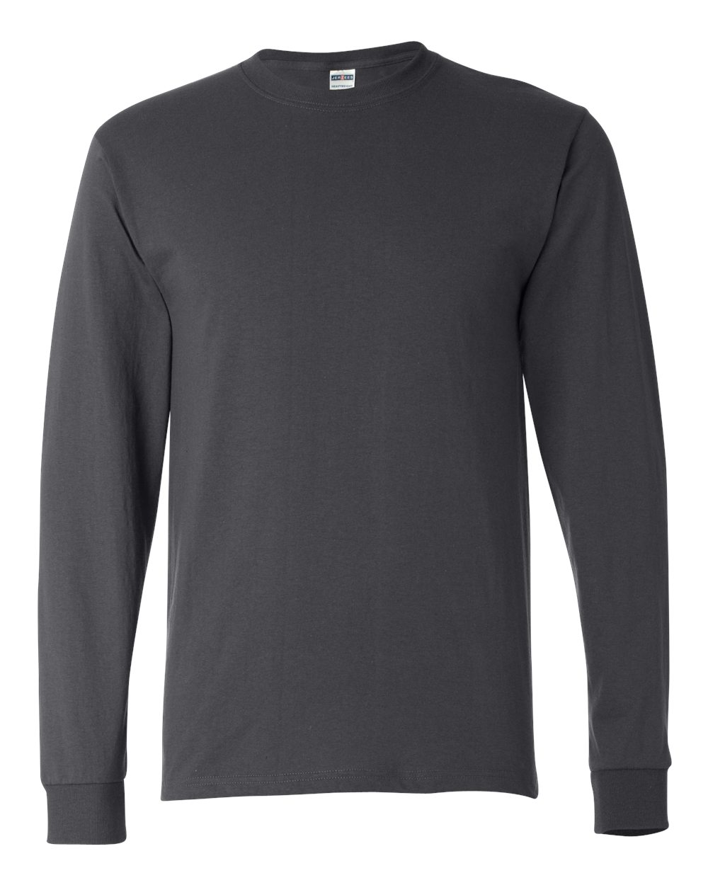JERZEES Unisex Dri-Power® Long Sleeve 50/50 T-Shirt - 29LSR Charcoal Grey