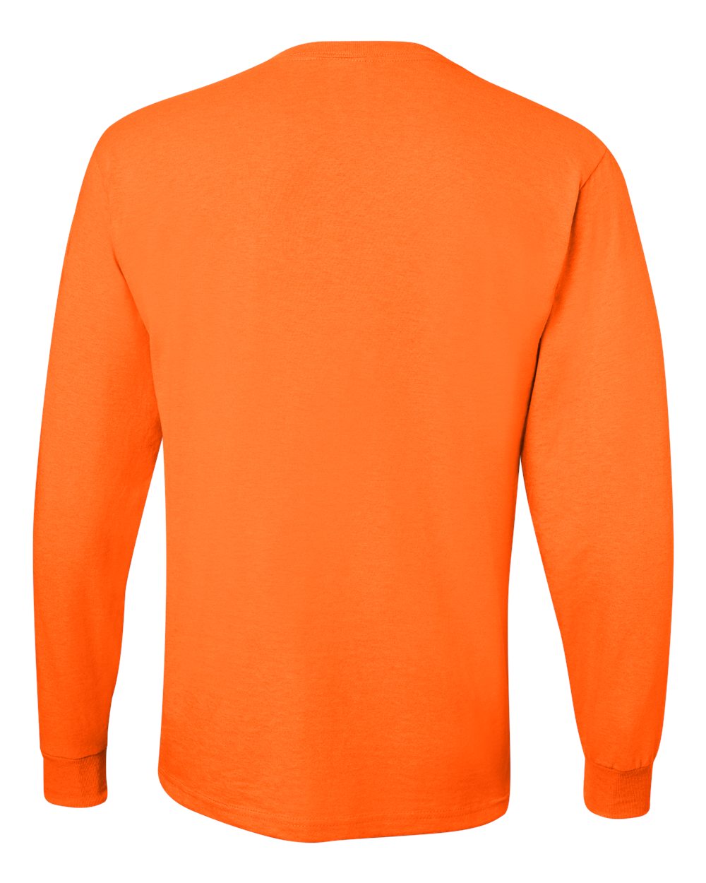 JERZEES Unisex Dri-Power® Long Sleeve 50/50 T-Shirt - 29LSR Safety Orange