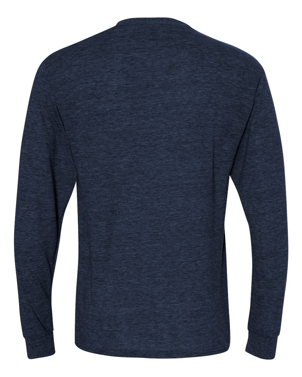 JERZEES Unisex Dri-Power® Long Sleeve 50/50 T-Shirt - 29LSR Vintage Heather Navy