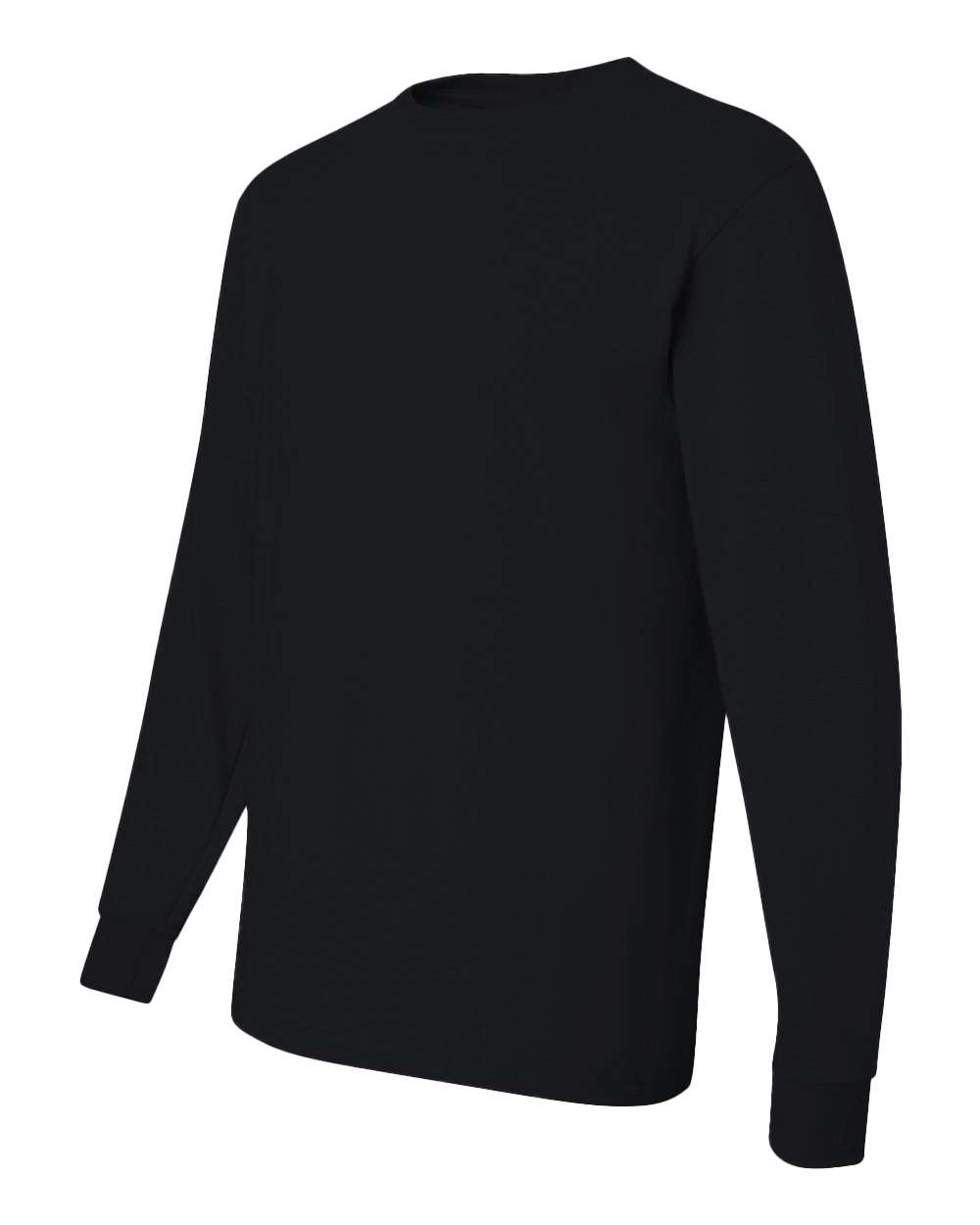 JERZEES Unisex Dri-Power® Long Sleeve 50/50 T-Shirt - 29LSR Black