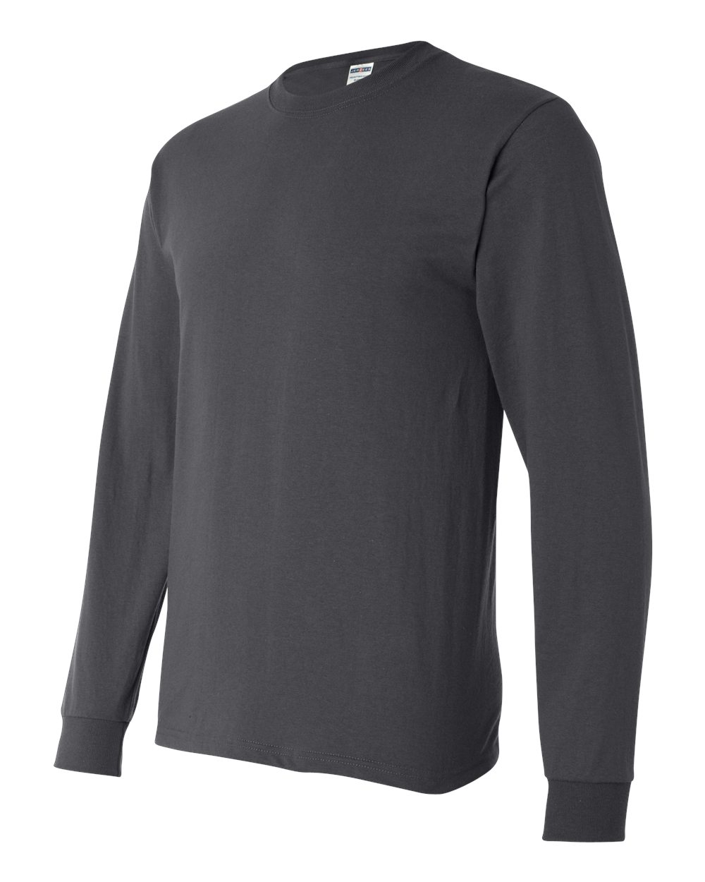 JERZEES Unisex Dri-Power® Long Sleeve 50/50 T-Shirt - 29LSR Charcoal Grey