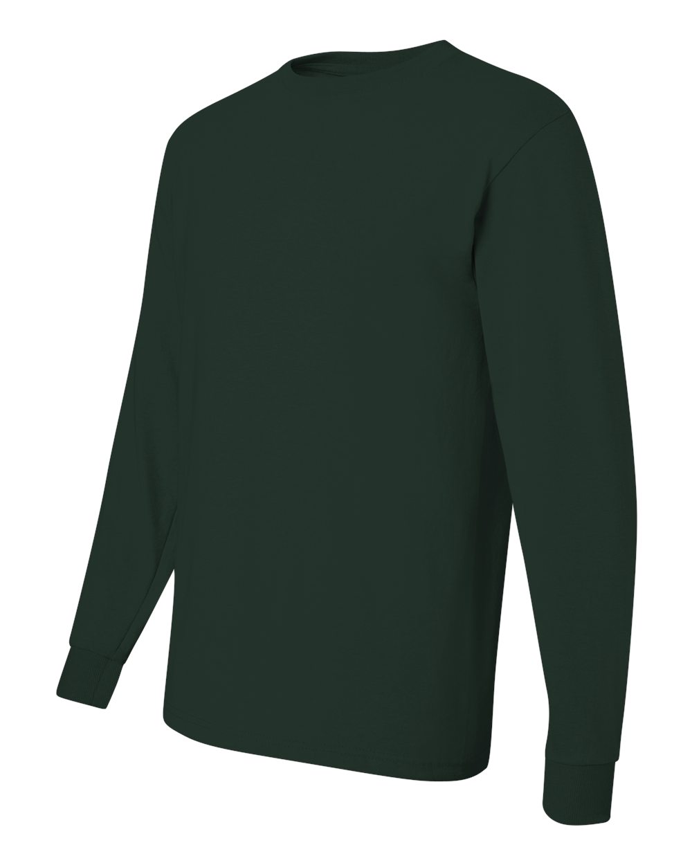 JERZEES Unisex Dri-Power® Long Sleeve 50/50 T-Shirt - 29LSR Forest Green