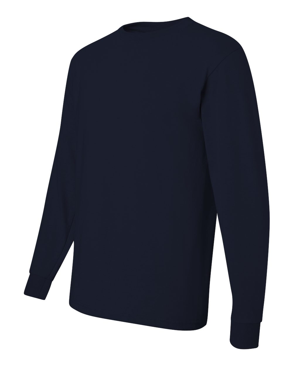 JERZEES Unisex Dri-Power® Long Sleeve 50/50 T-Shirt - 29LSR J. Navy