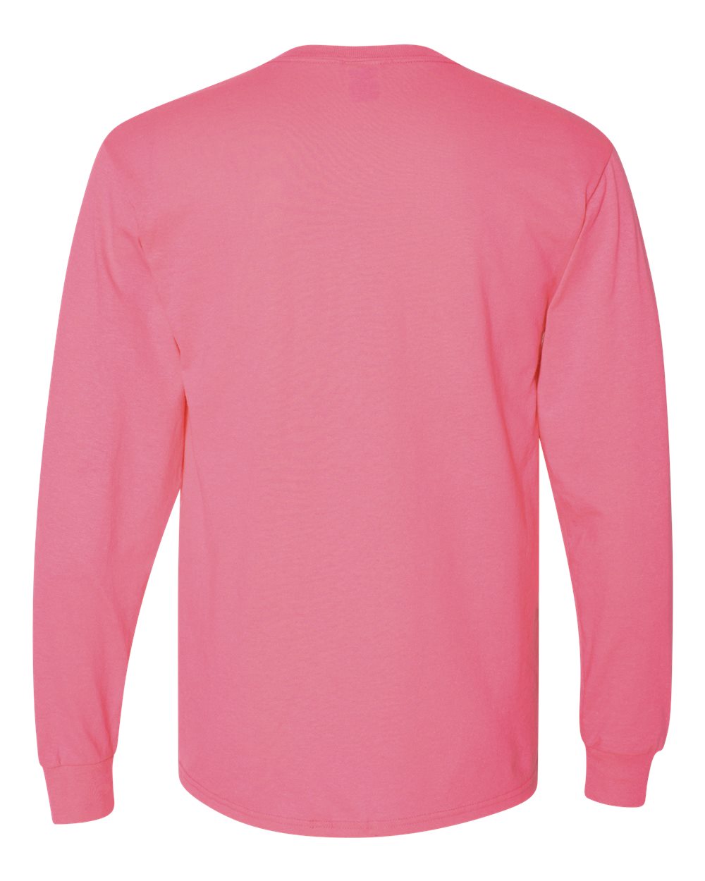 JERZEES Unisex Dri-Power® Long Sleeve 50/50 T-Shirt - 29LSR Neon Pink