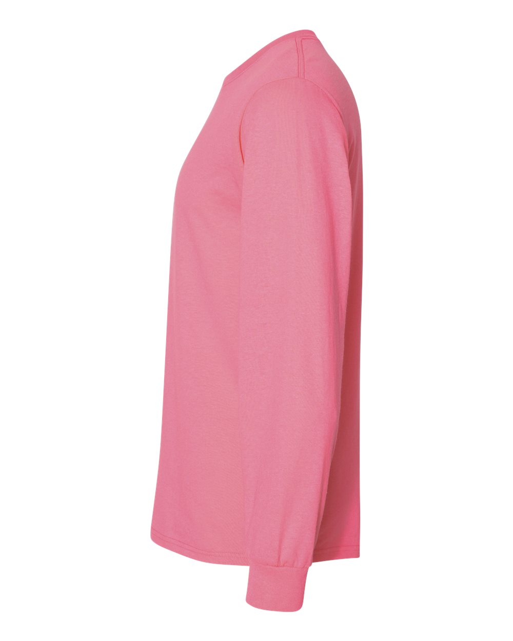 JERZEES Unisex Dri-Power® Long Sleeve 50/50 T-Shirt - 29LSR Neon Pink