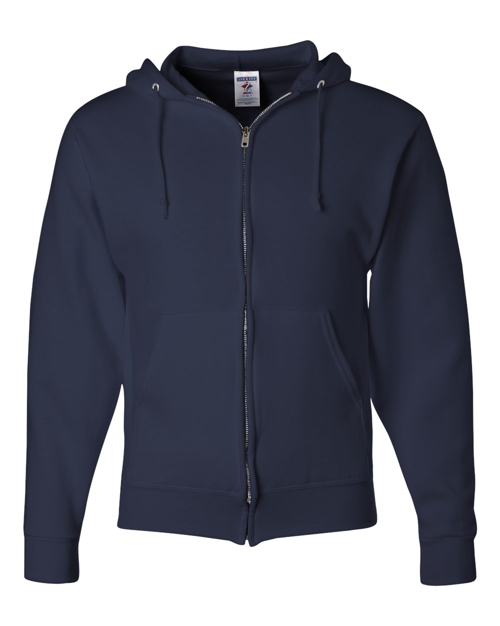 JERZEES Unisex NuBlend® Full-Zip Hooded Sweatshirt - 993MR J. Navy