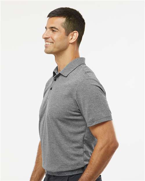 Adidas Men's Heathered Polo - A582 Black Melange