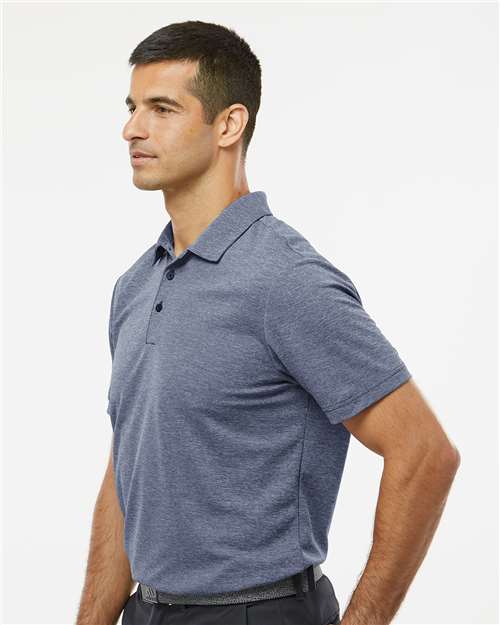 Adidas Men's Heathered Polo - A582 Collegiate Navy Melange