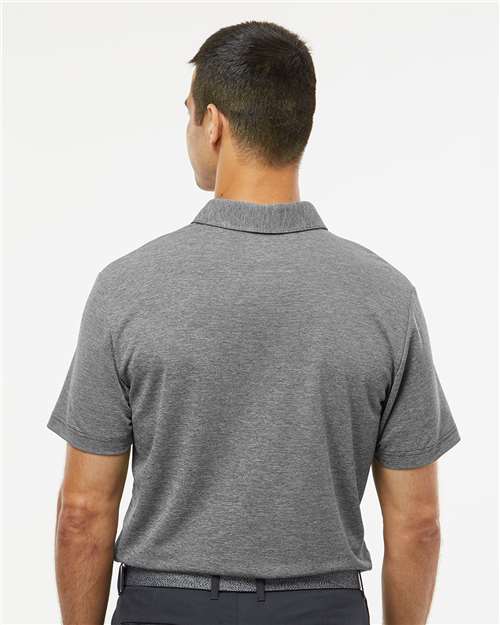 Adidas Men's Heathered Polo - A582 Black Melange