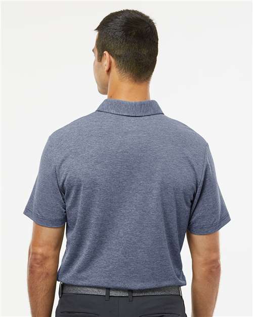 Adidas Men's Heathered Polo - A582 Collegiate Navy Melange