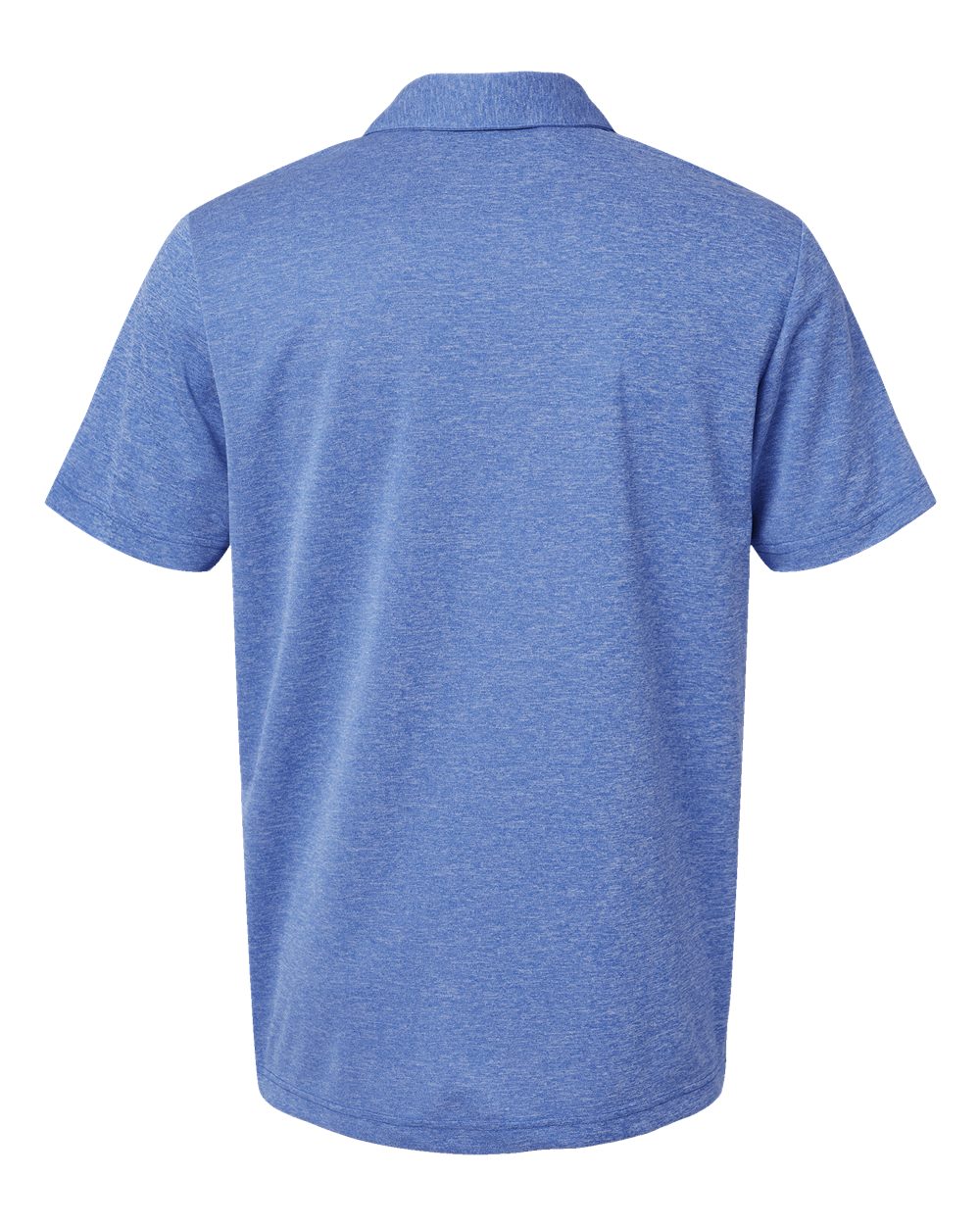 Adidas Men's Heathered Polo - A582 Collegiate Royal Melange