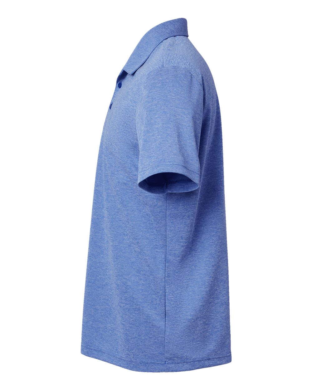 Adidas Men's Heathered Polo - A582 Collegiate Royal Melange