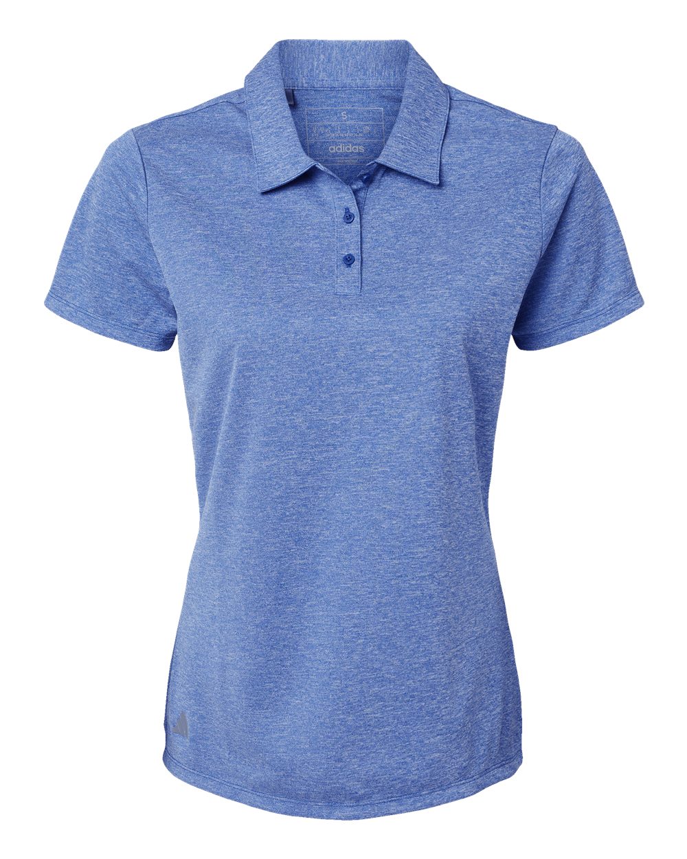 Adidas Women's Heathered Polo - A583 Collegiate Royal Melange