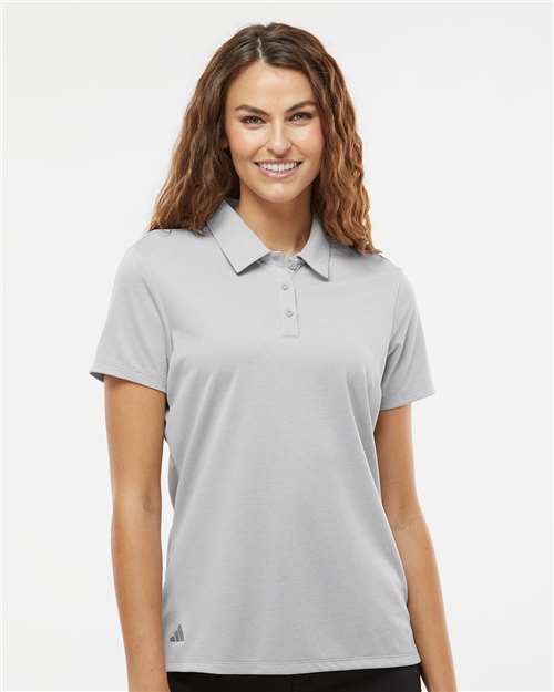 Adidas Women's Heathered Polo - A583 Grey Two Melange