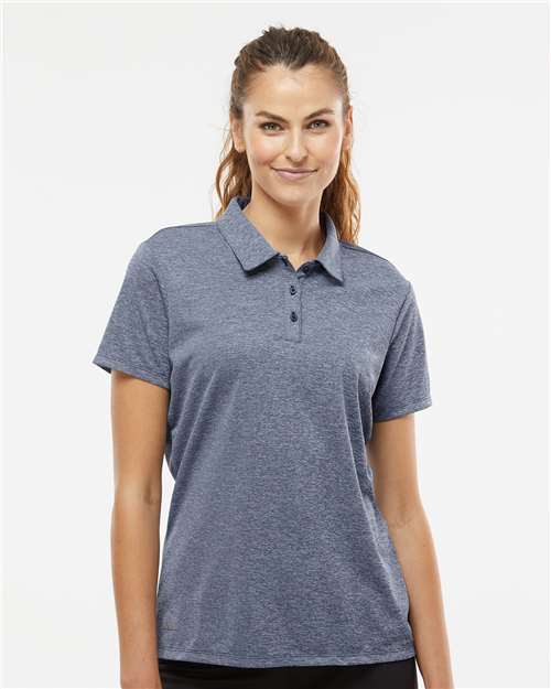 Adidas Women's Heathered Polo - A583 Collegiate Navy Melange
