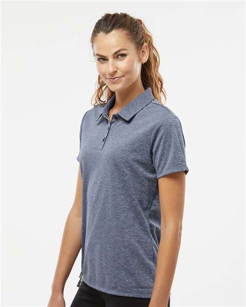Adidas Women's Heathered Polo - A583 Collegiate Navy Melange