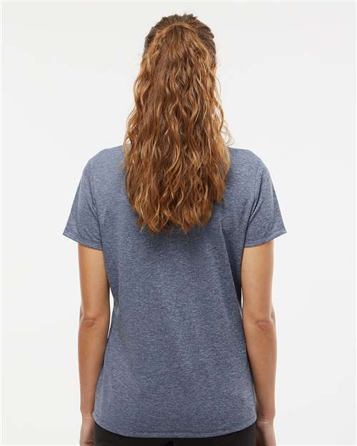 Adidas Women's Heathered Polo - A583 Collegiate Navy Melange