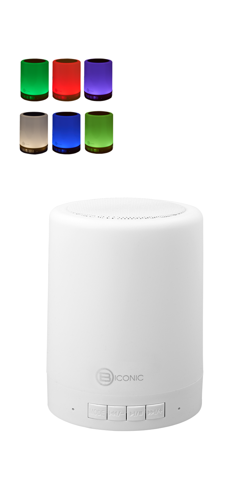 Biconic Haut-Parleur à Changement de Couleur Biconic™ - EBY01 White
