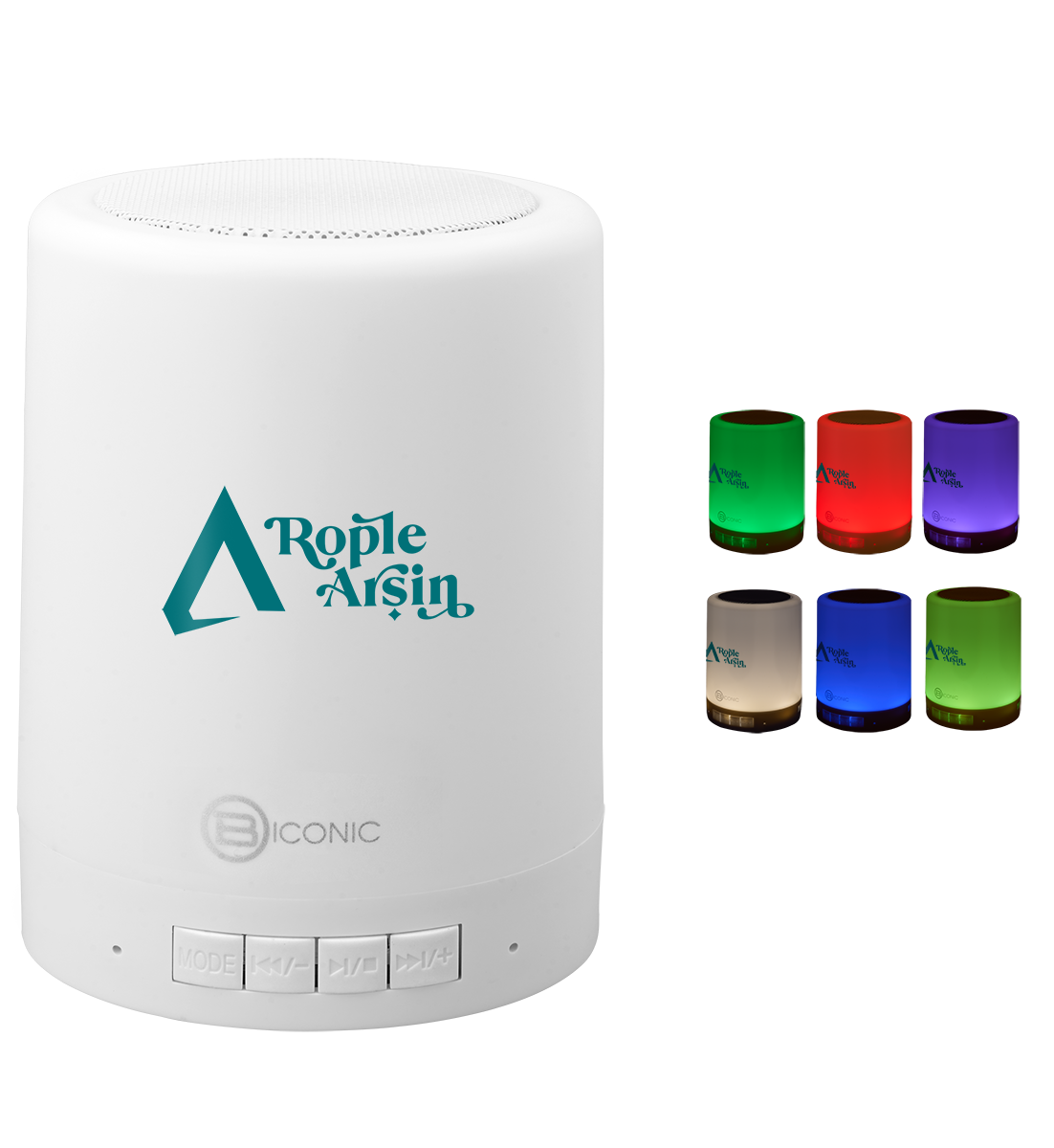 Biconic Haut-Parleur à Changement de Couleur Biconic™ - EBY01 White
