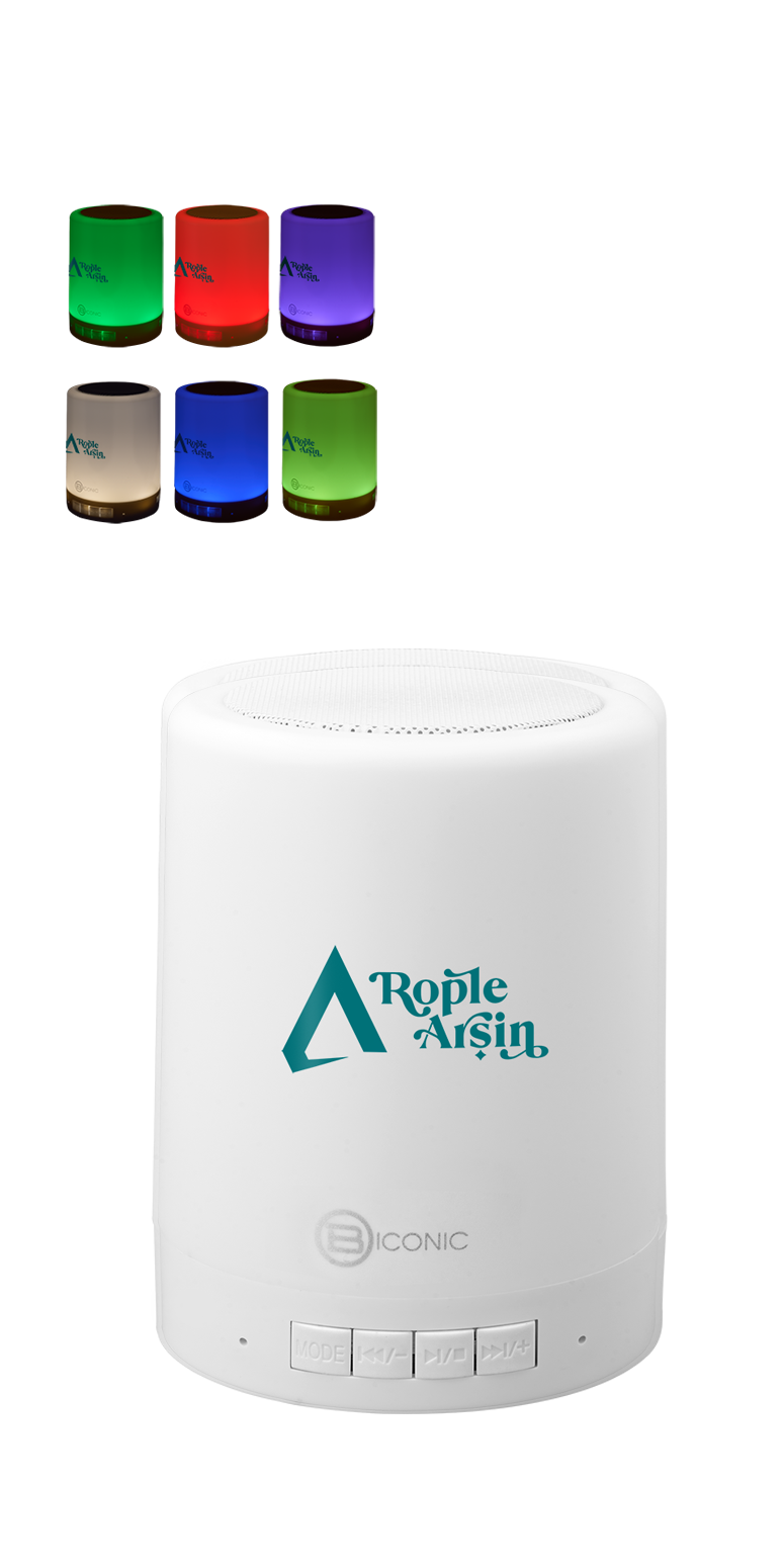 Biconic Haut-Parleur à Changement de Couleur Biconic™ - EBY01 White
