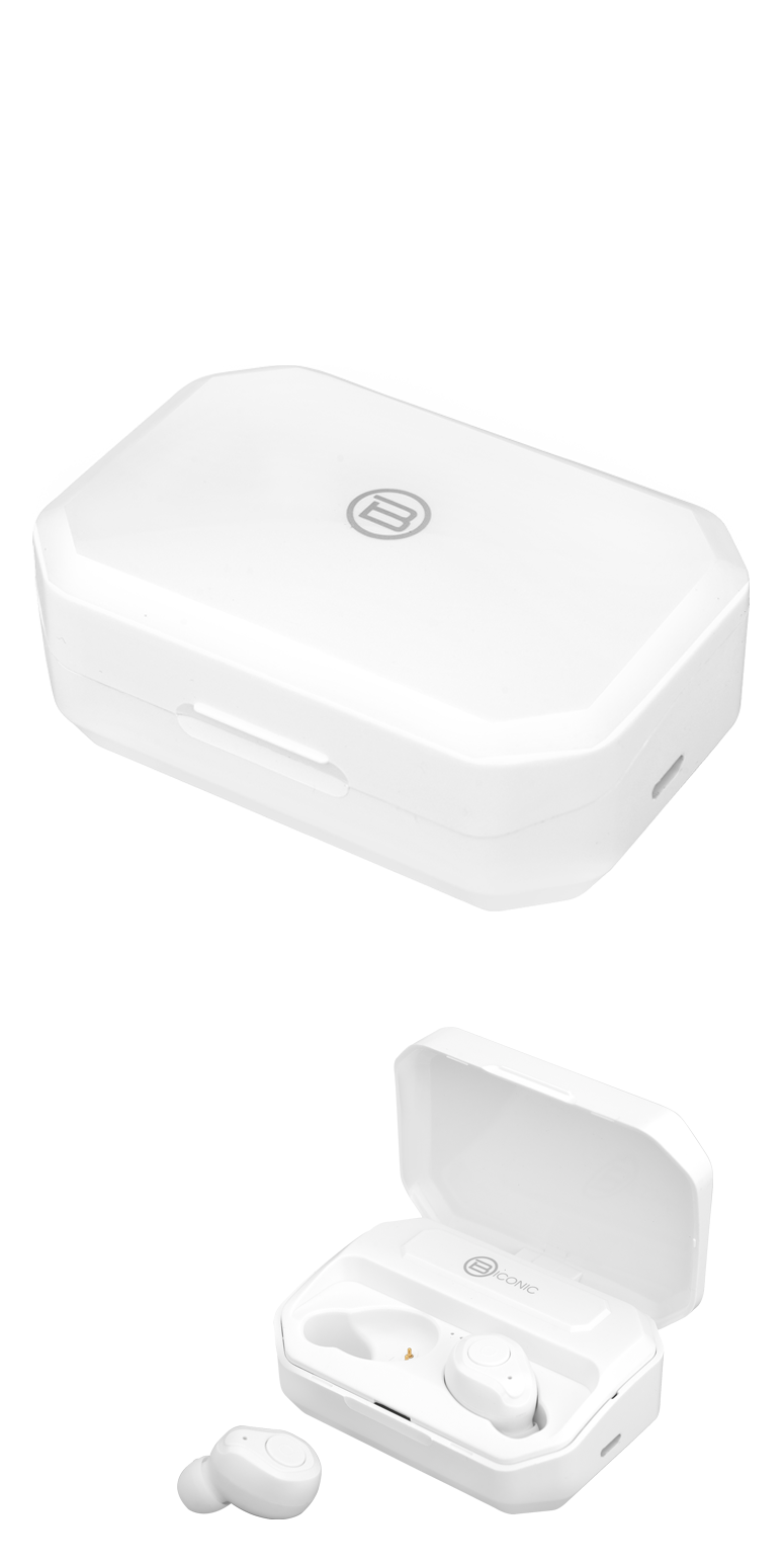 Biconic Écouteurs Biconic™ Powertune True Wireless et étui - EBY04 White
