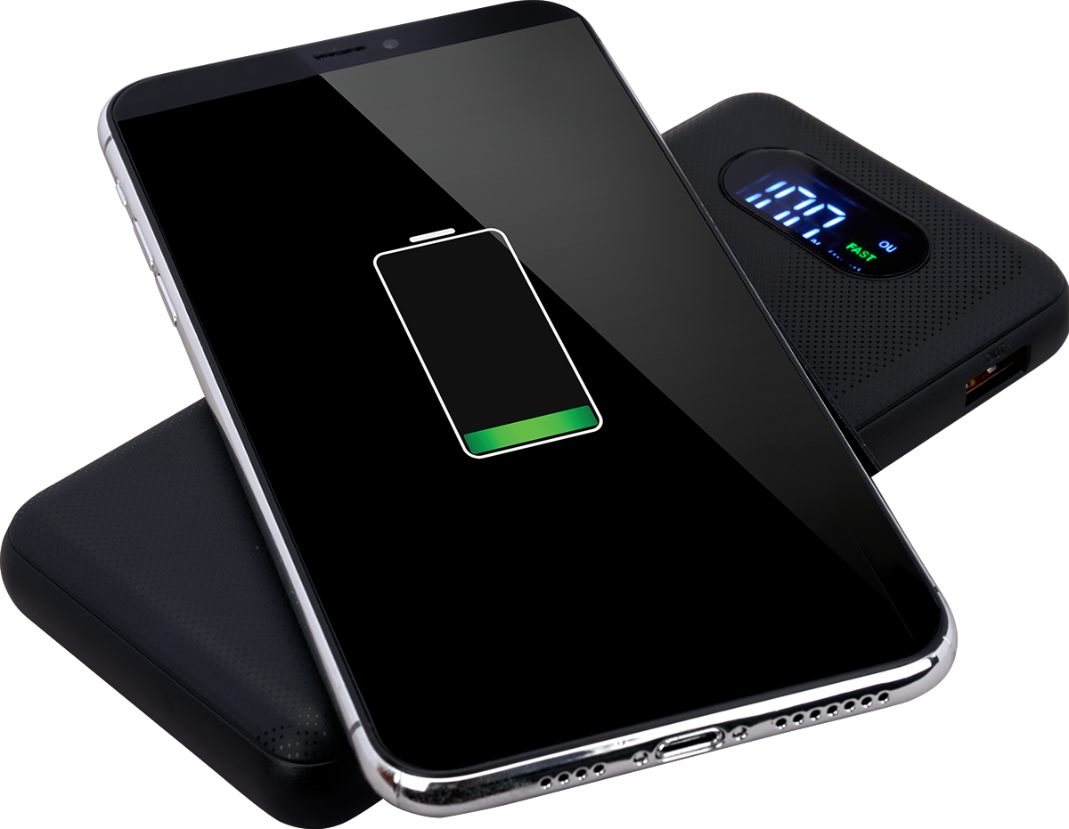 Chargeur/banque d’énergie 10 000 mAh magnétique - EL208 Black