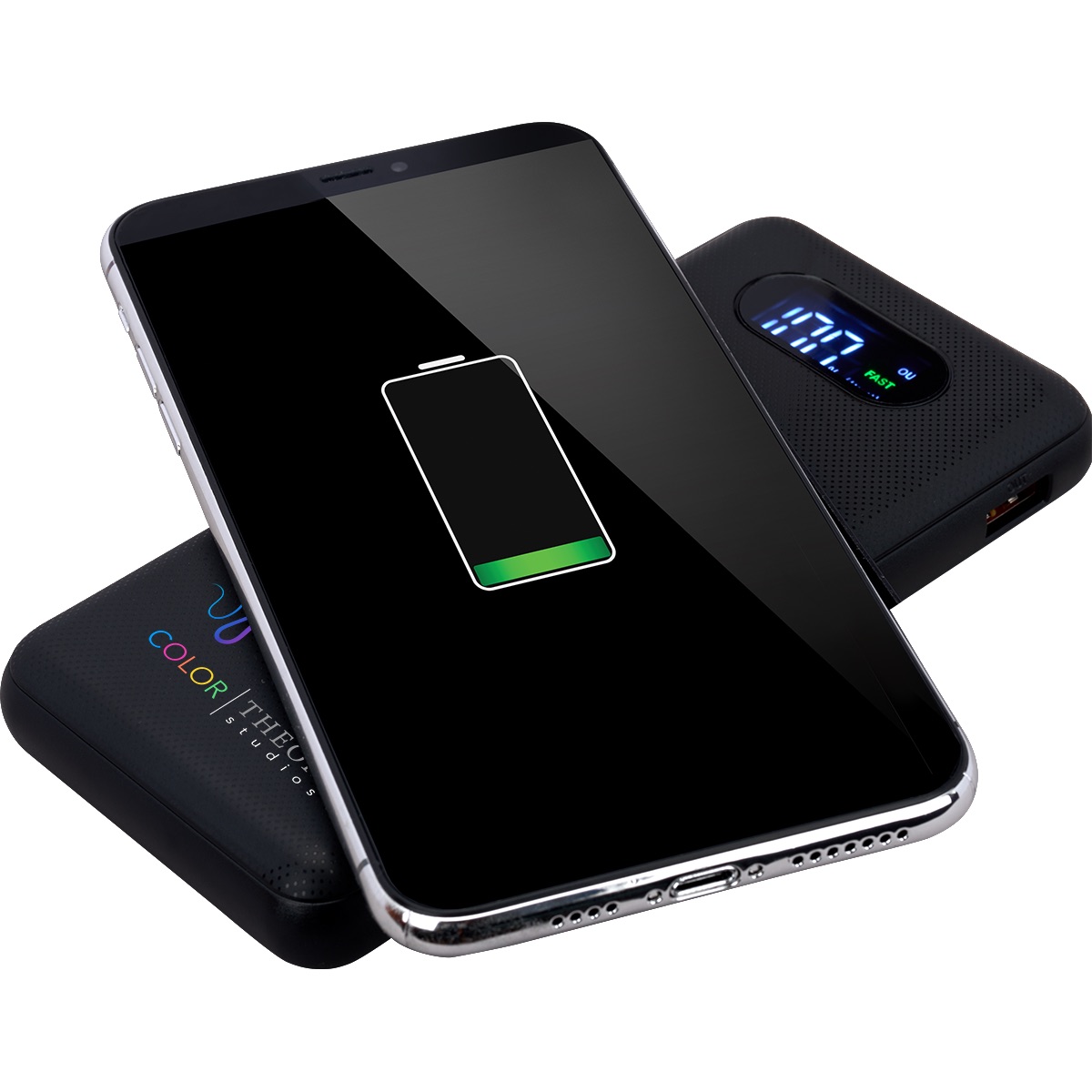 Chargeur/banque d’énergie 10 000 mAh magnétique - EL208 Black