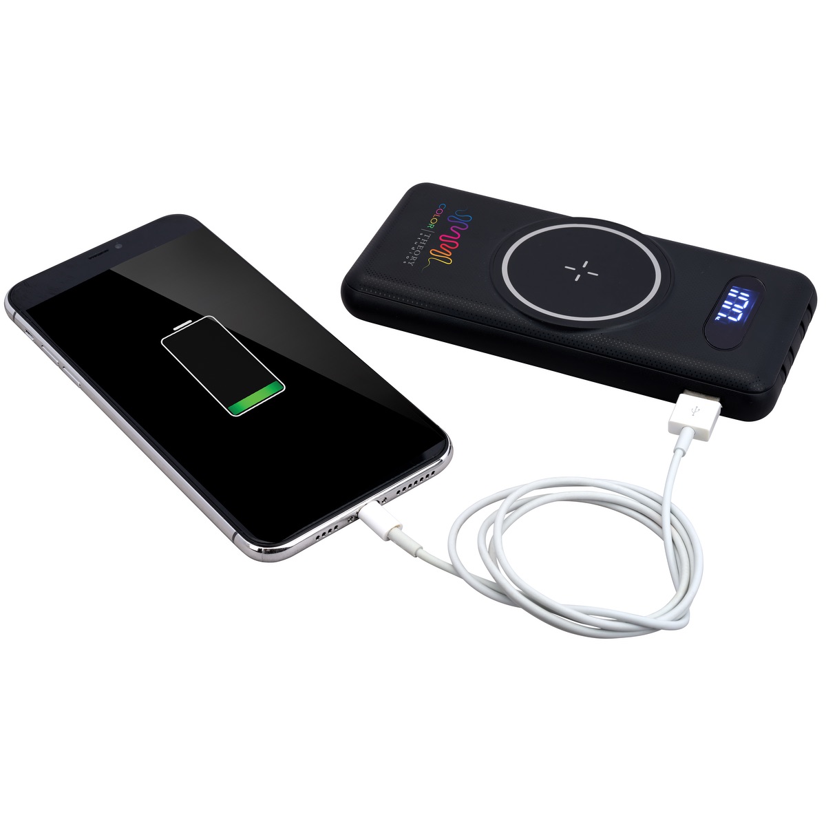 Chargeur/banque d’énergie 10 000 mAh magnétique - EL208 Black