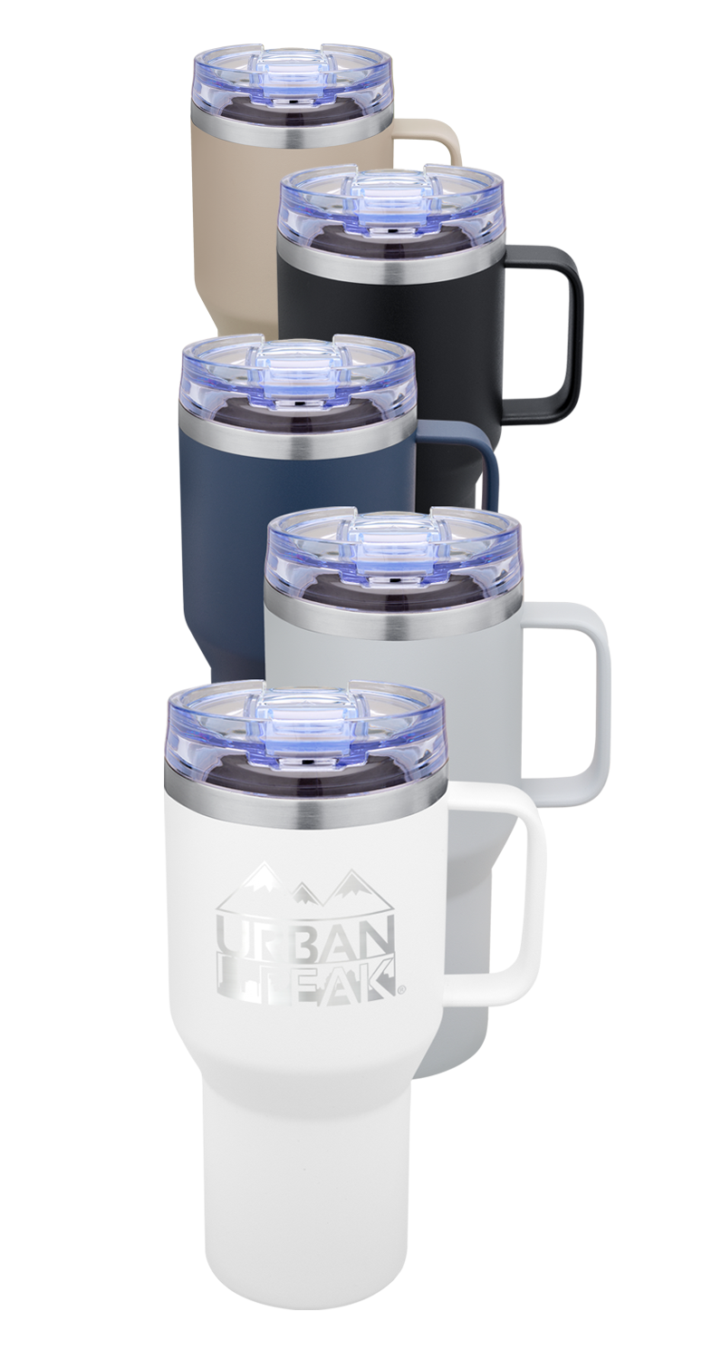 Urban Peak Tasse camping 30 oz Urban Peak® Harbor Trail - SL168PR White