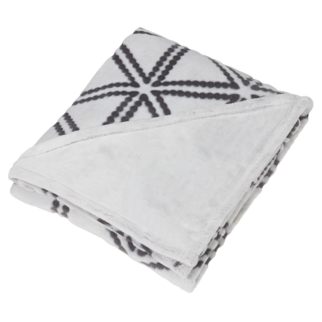 Sculpture Print Ultra Plush Blanket - 1081-54 Gray